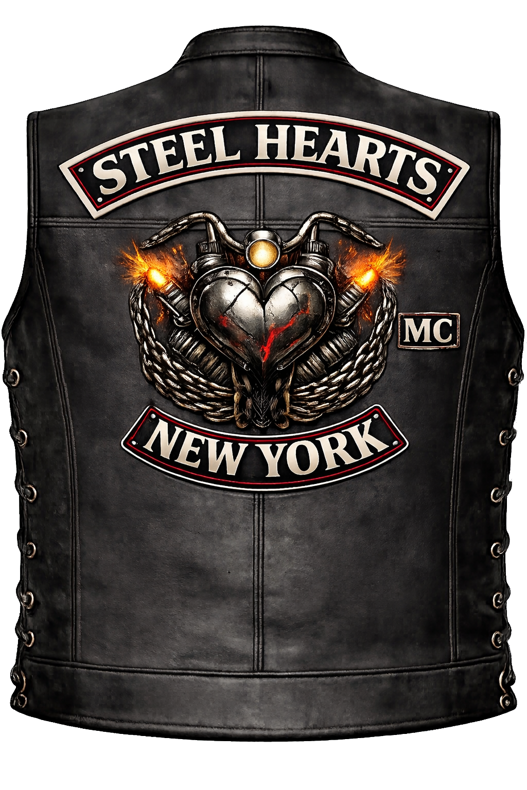 Steel Hearts MC Patch